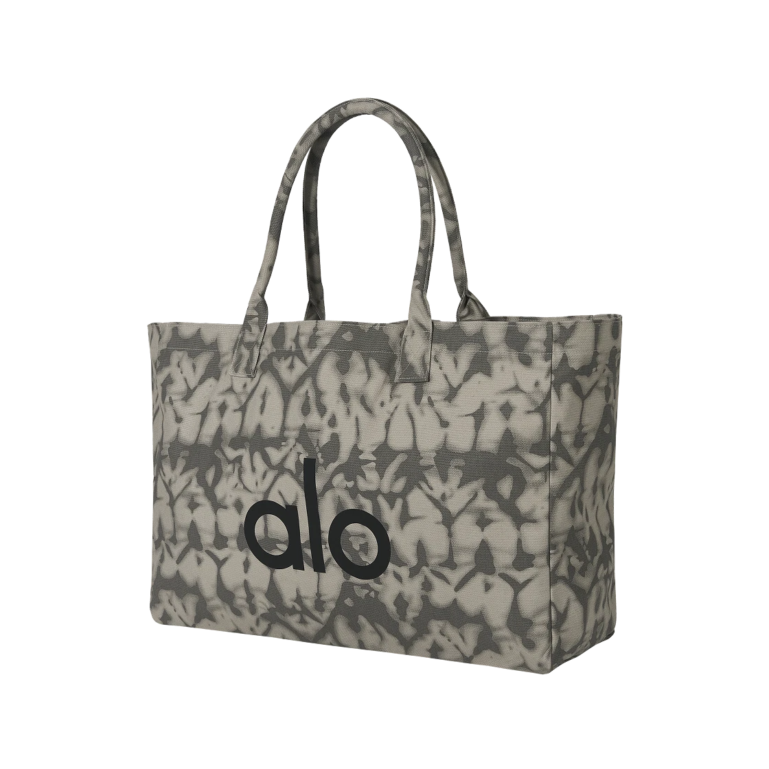Alo Yoga Iconic Shopper Tote Bag Grey Tiedye
