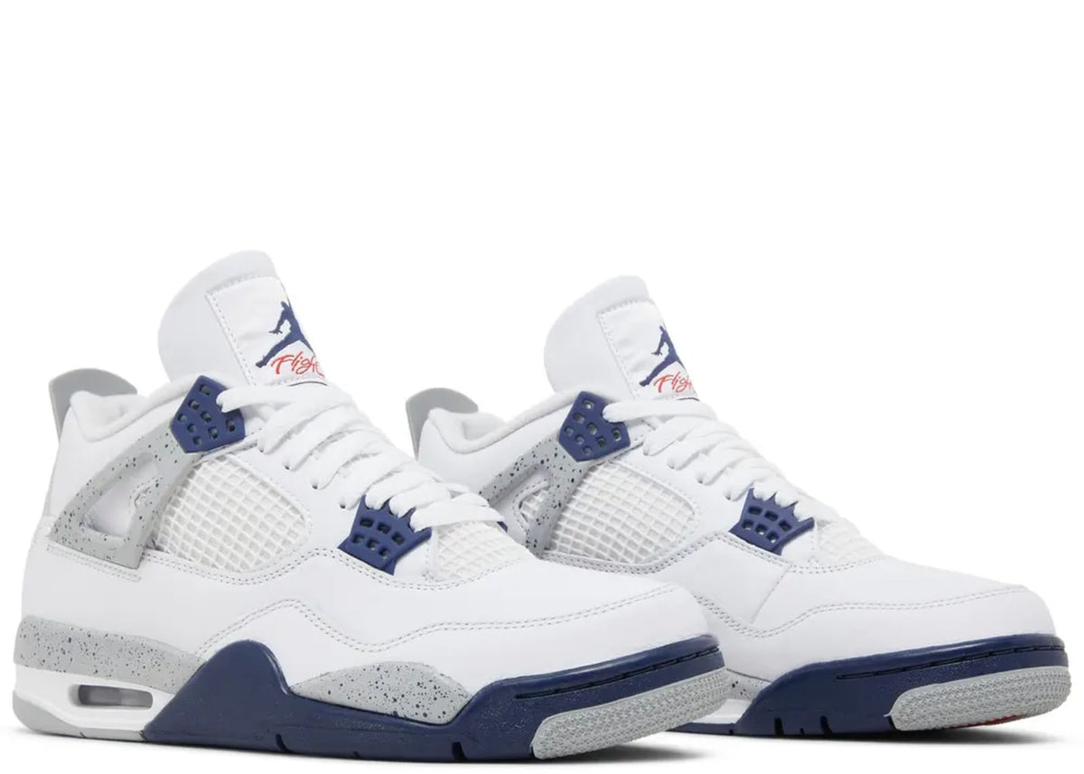 Air Jordan 4 Retro White Midnight Navy