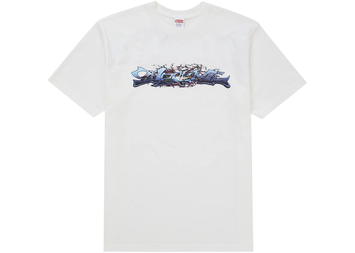 Supreme Tag Tee White