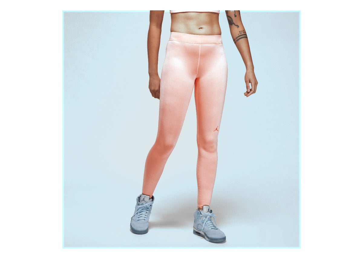 Jordan Women's 7/8 Logo Leggings Crimson Bliss/Rush Orange
