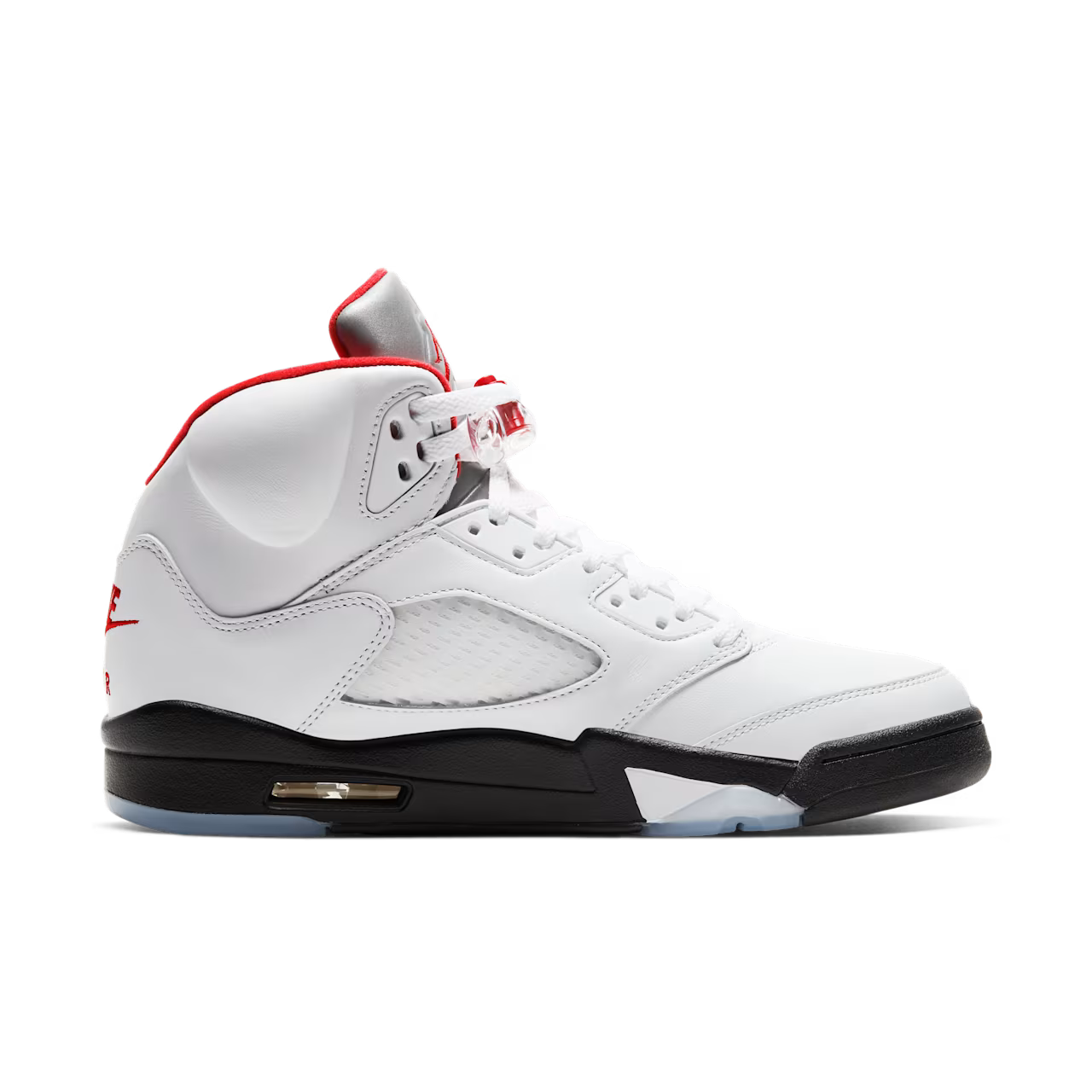 Air Jordan 5 Retro Fire Red Silver Tongue White (2020) Jordan