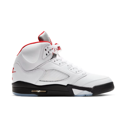 Air Jordan 5 Retro Fire Red Silver Tongue White (2020) Jordan
