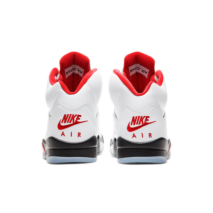 Air Jordan 5 Retro Fire Red Silver Tongue White (2020) Jordan