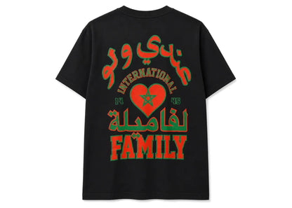 Corteiz Tee Family International Morocco Black