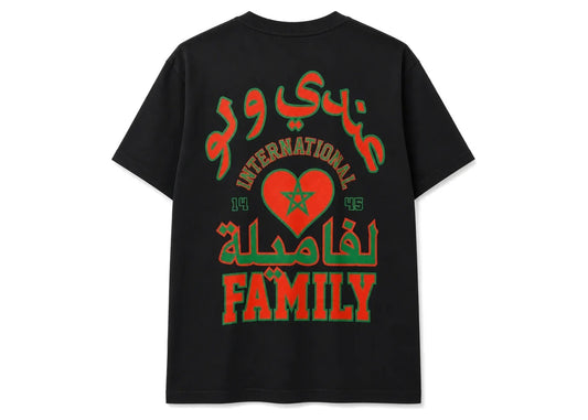 Corteiz Tee Family International Morocco Black