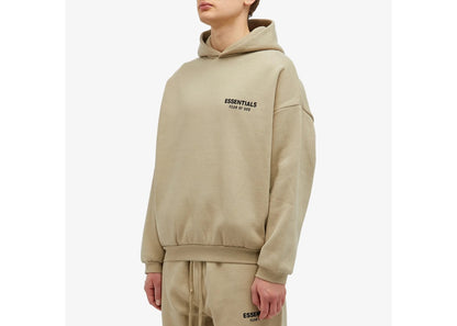 Fear of God Essentials Oversized Fleece Hoodie Desert Sand