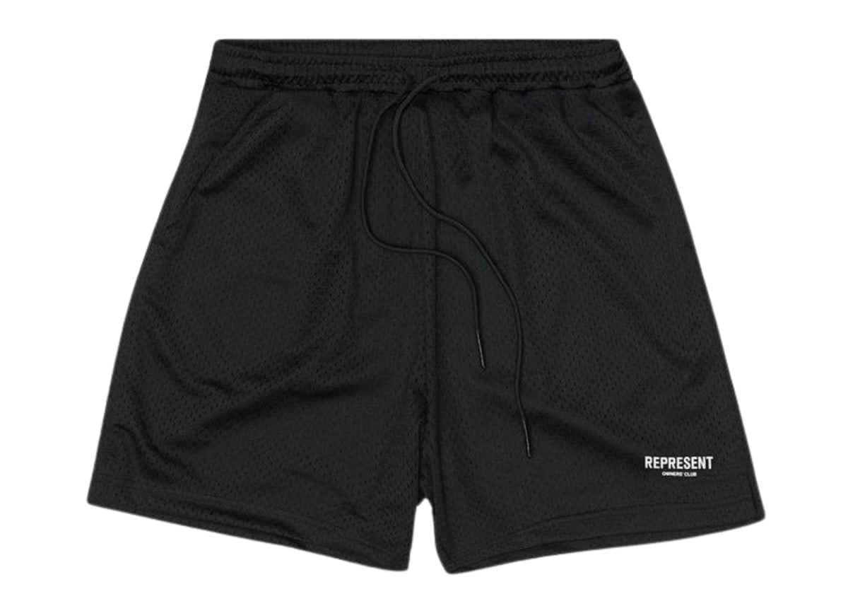 Represent Owners Club Mesh Shorts Black