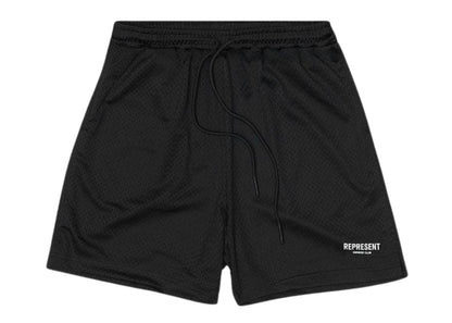 Represent Owners Club Mesh Shorts Black