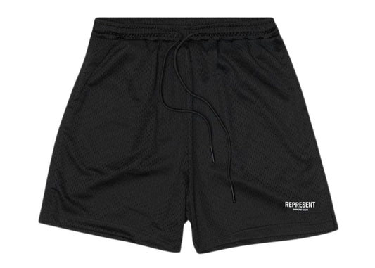Represent Owners Club Mesh Shorts Black