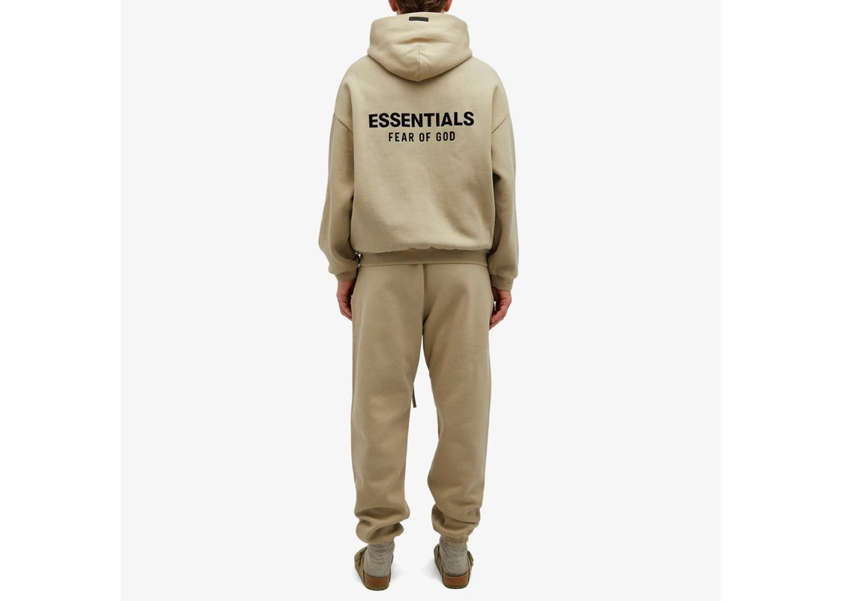 Fear of God Essentials Oversized Fleece Hoodie Desert Sand