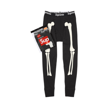 Supreme x Hanes Bones Thermal Pant (1 Pack) 'Black'