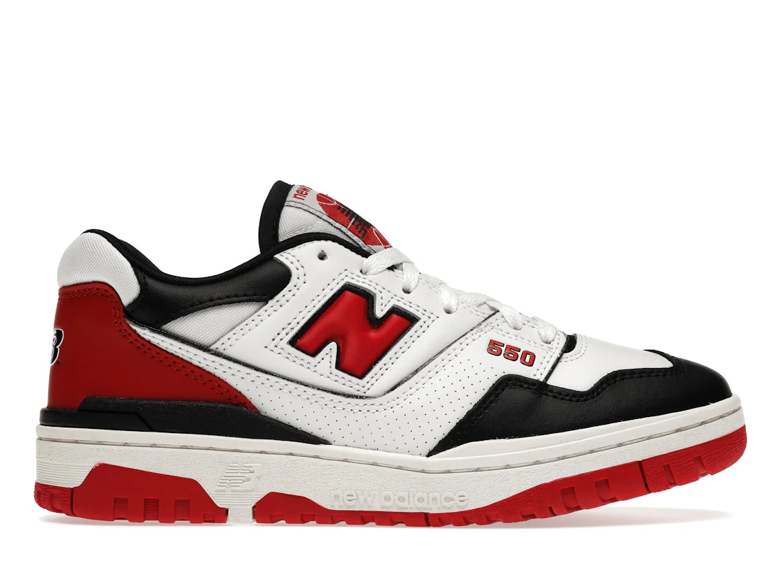 New Balance 550 White Red Black