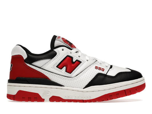 New Balance 550 White Red Black