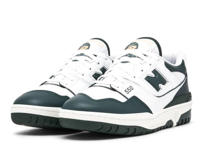 New Balance 550 White Dark Green