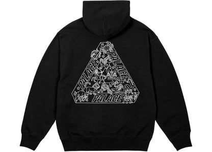 Palace Zodiac Tri-Ferg Hood Black