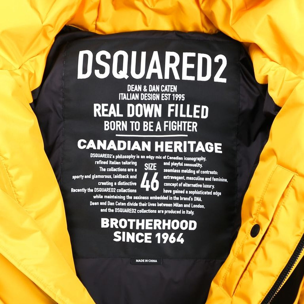 Dsquared2 Giacche Kaban Puffer Down Jacket Yellow