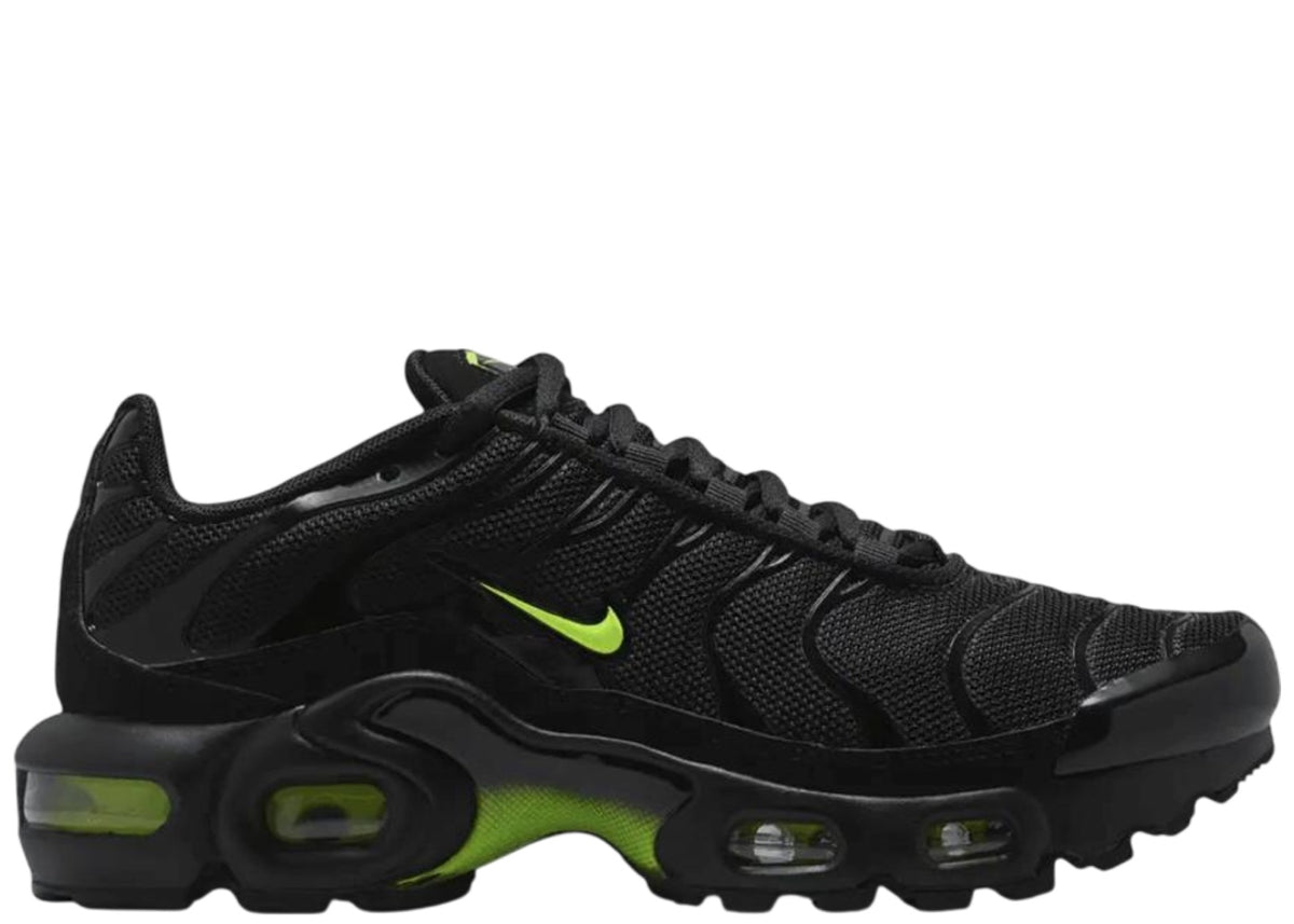Nike Air Max Plus Black/Black/Volt Ice (GS)