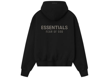 Fear of God Essentials Classic Fleece Hoodie Jet Black
