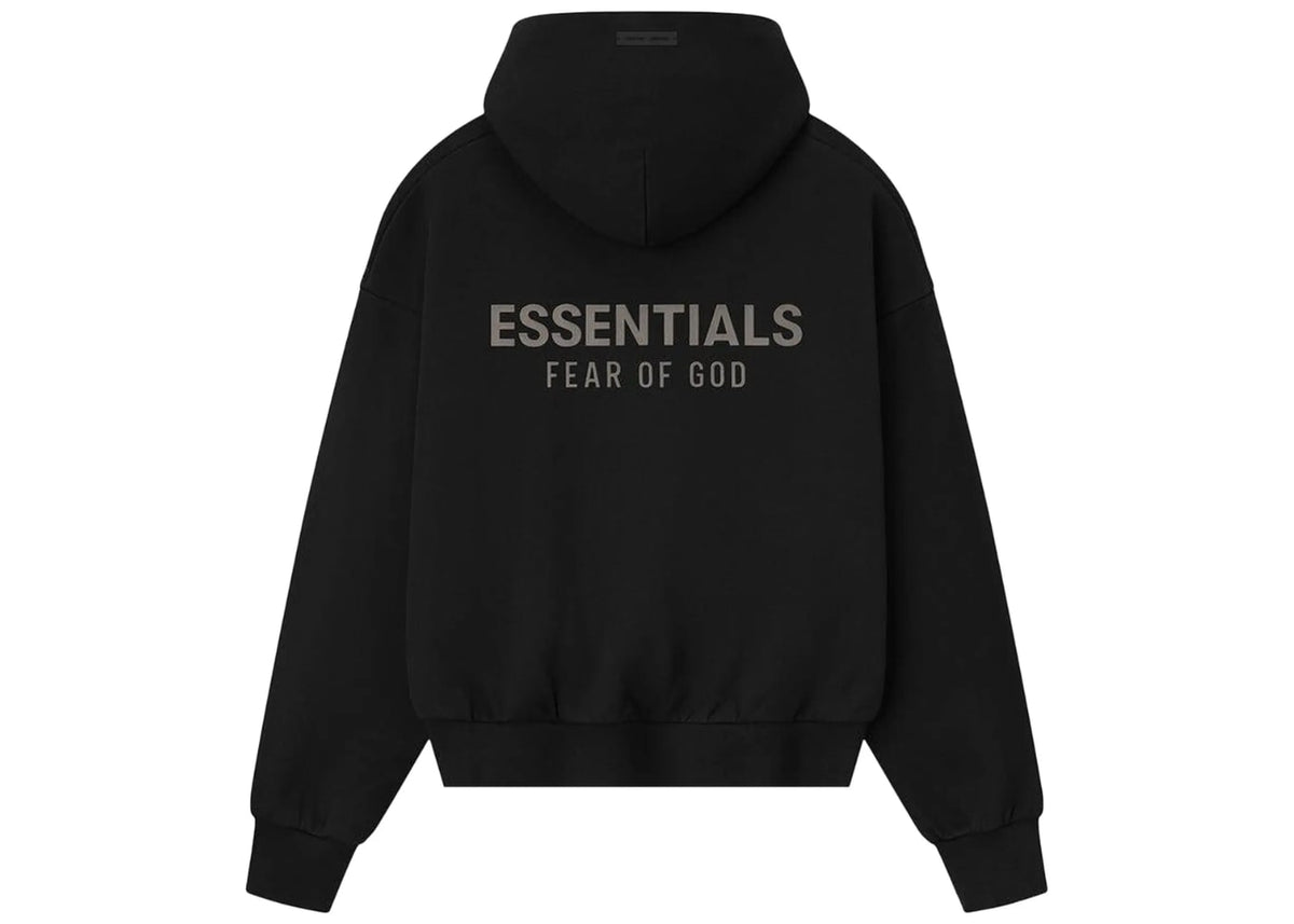 Fear of God Essentials Classic Fleece Hoodie Jet Black