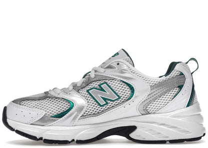 New Balance 530 White Silver Green