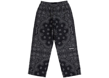 Supreme Reflective Bandana Track Pant Black