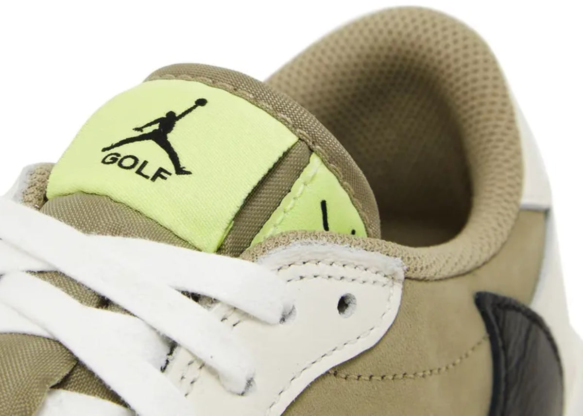 Air Jordan 1 Low Golf Travis Scott Olive Black