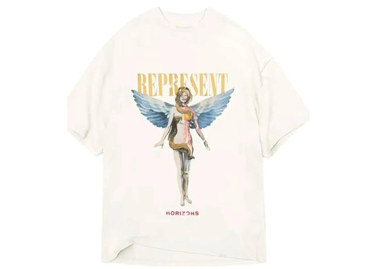 Represent Reborn T-Shirt Flat White