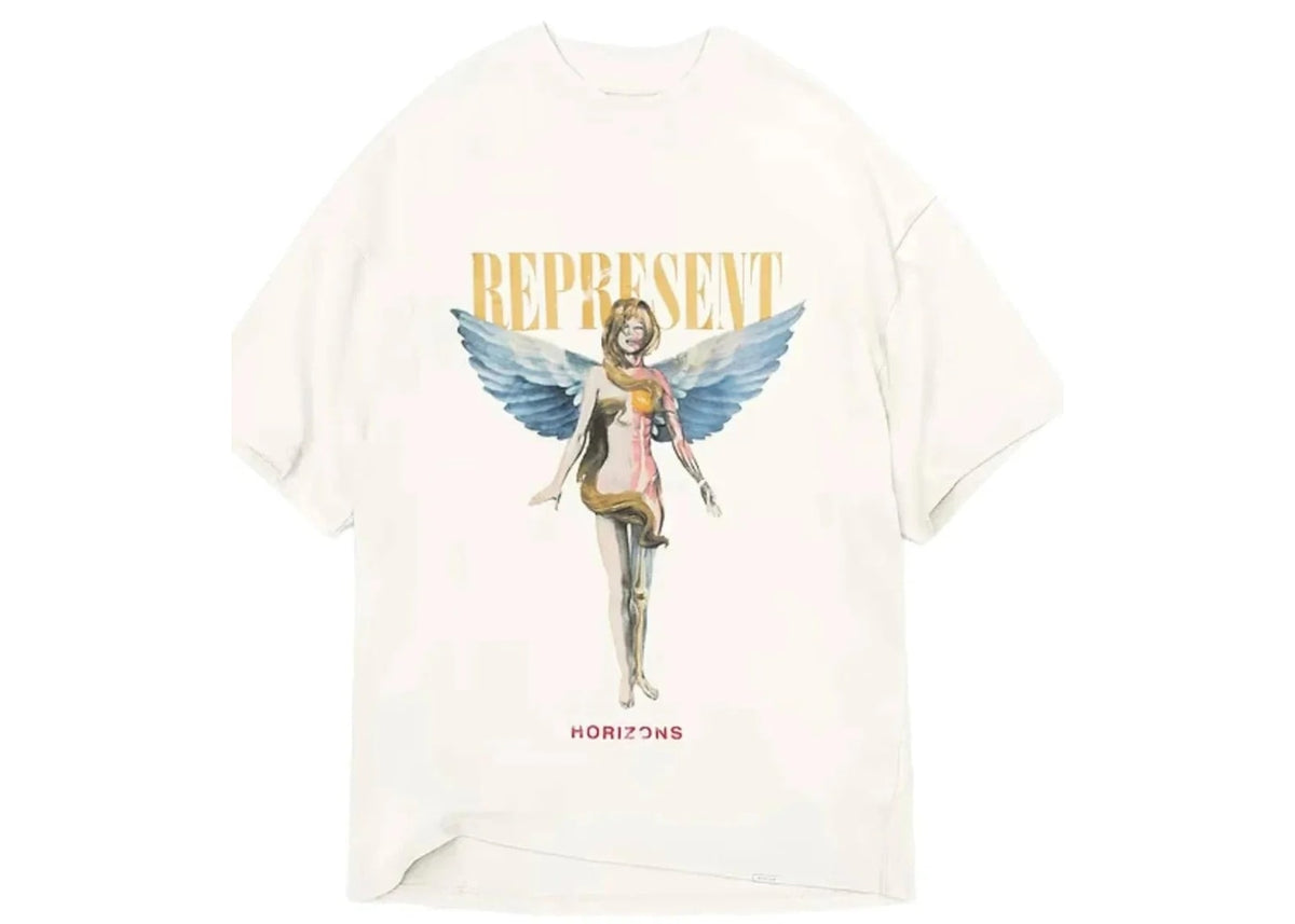 Represent Reborn T-Shirt Flat White