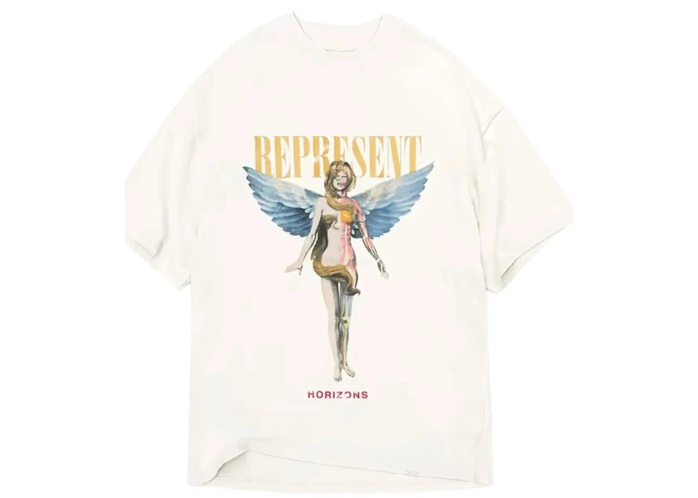 Represent Reborn T-Shirt Flat White