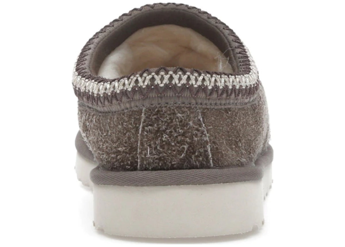 UGG Tasman Shaggy Suede Slipper Smoke Plume