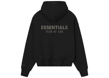 Fear of God Essential Fleece Zip Up Hoodie Black