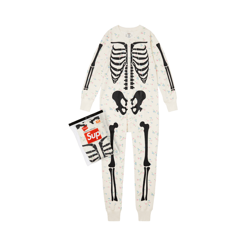 Supreme x Hanes Bones Thermal Union Suit (1 Pack) 'Floral'