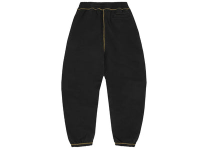 Corteiz Alcatraz Contrast Sweatpant Black Yellow