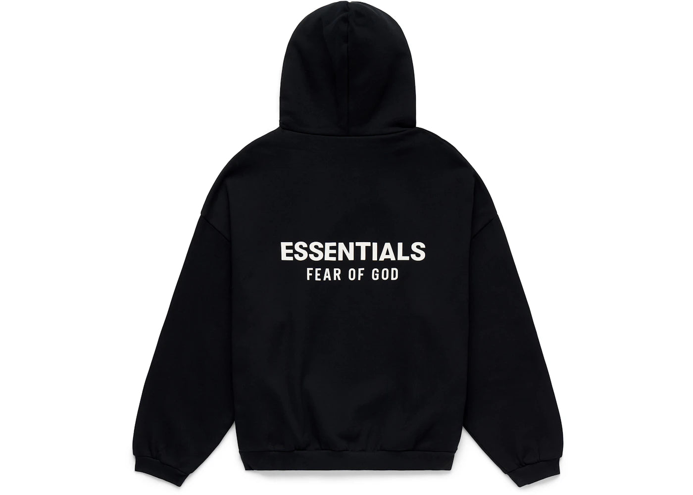 Fear of God Essentials Fleece Hoodie (FW24) Jet Black