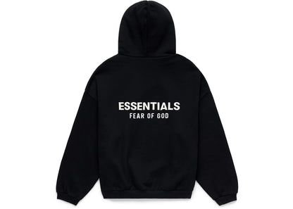 Fear of God Essentials Fleece Hoodie (FW24) Jet Black