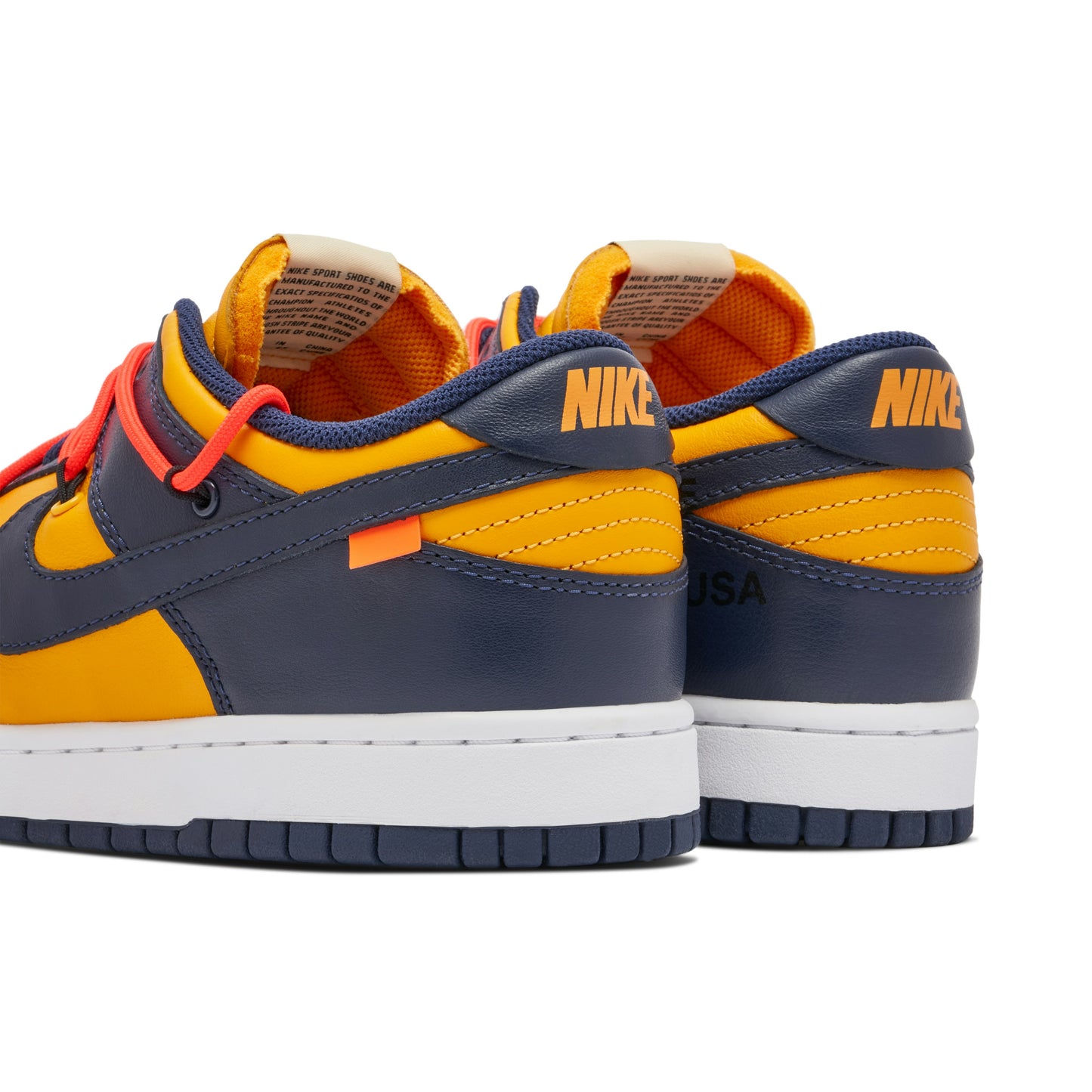 Nike Dunk Low Off-White University Gold Navy