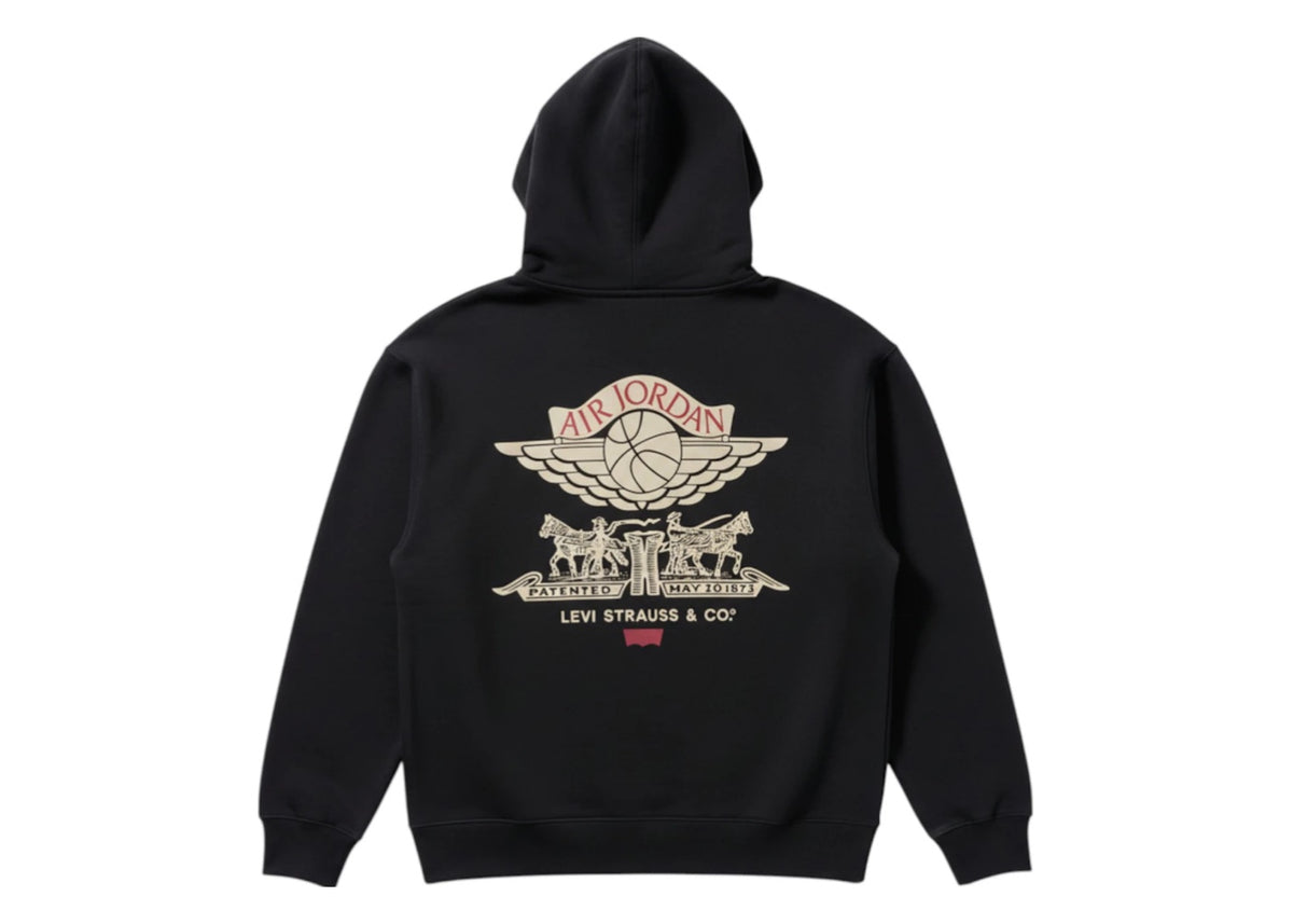 Nike Jordan x Levi's Full Zip Hoodie Black
