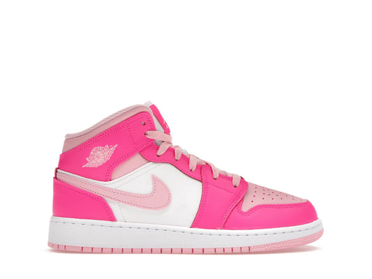 Jordan 1 Mid Fierce Pink (GS)