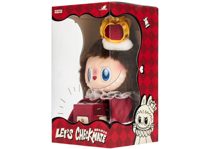 Pop Mart The Monsters Labubu Let's Checkmate Series-Vinyl Plush Doll Brown