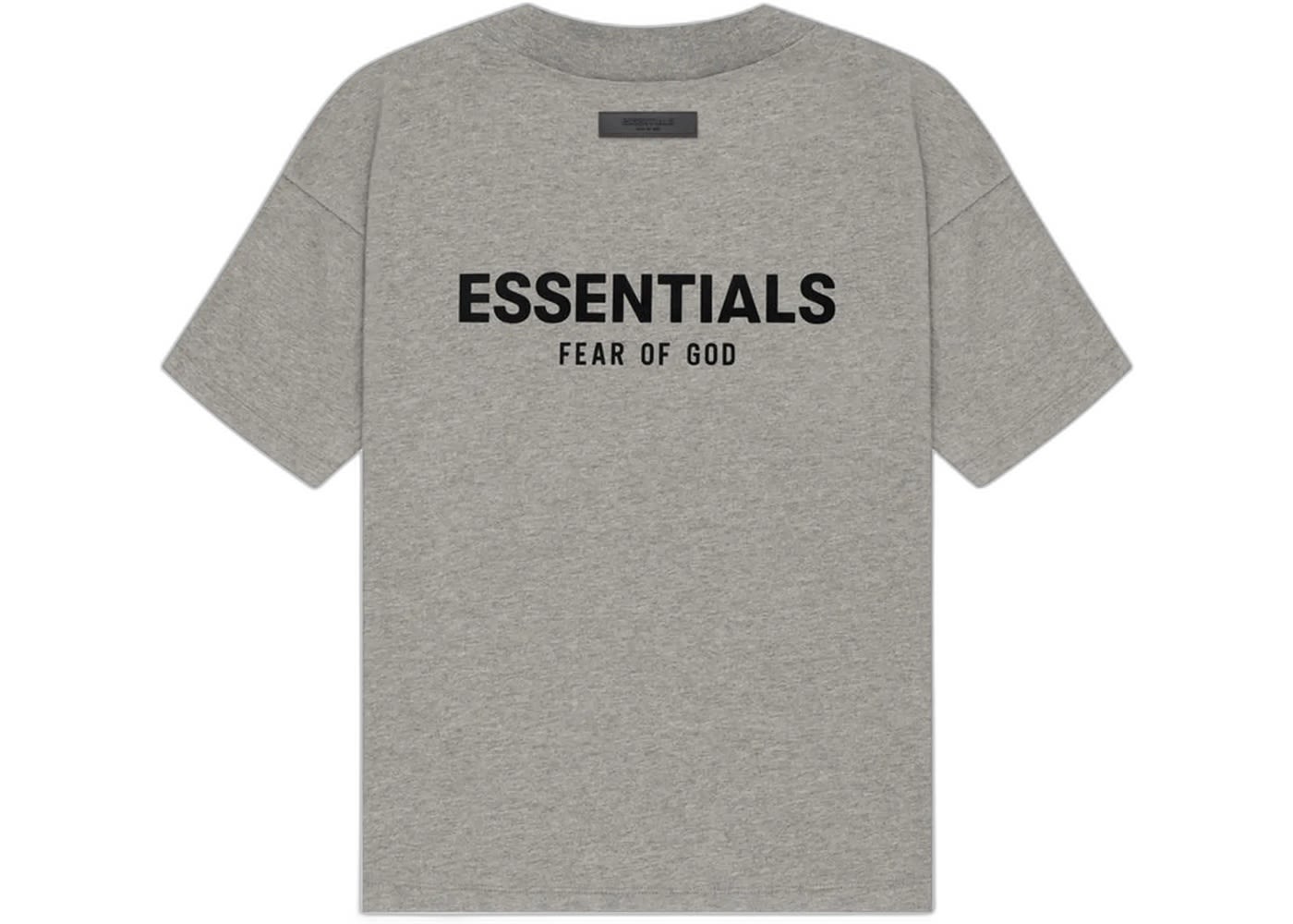 Fear of God Essentials T-shirt Dark Oatmeal Grey