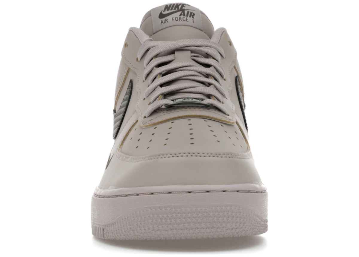 Nike Air Force 1 Low '07 Carbon Fiber Swoosh College Grey Newsprint