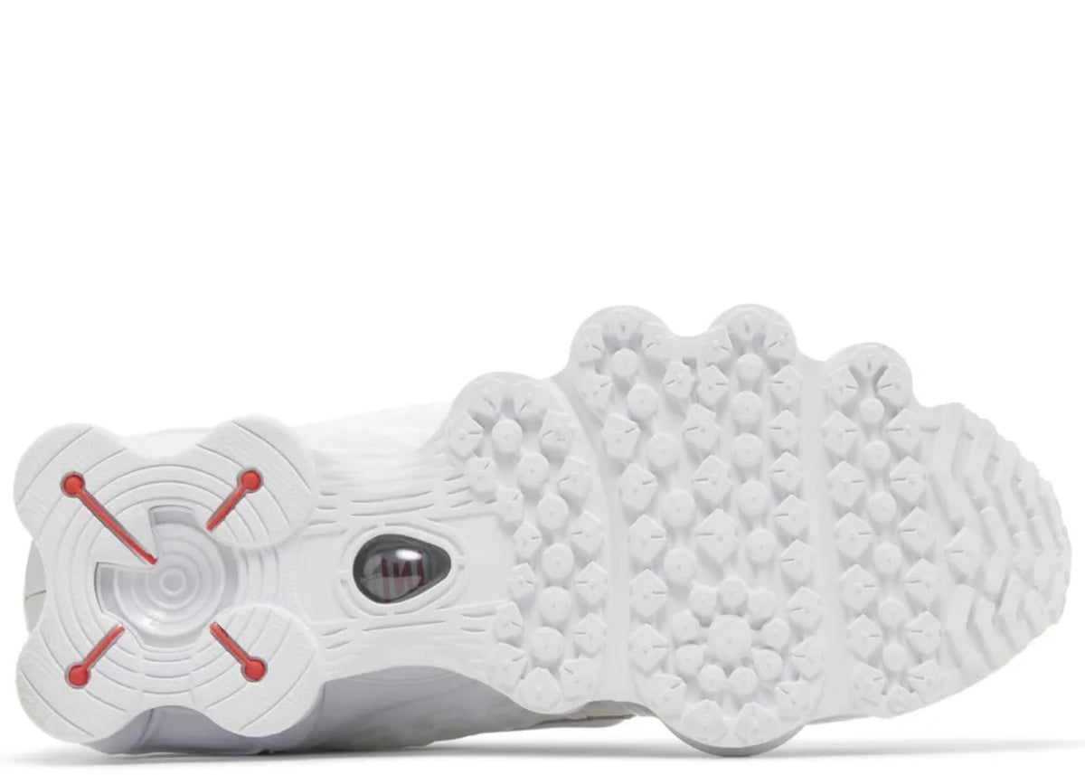 Nike Shox TL White Metallic Silver Max Orange (Women's)