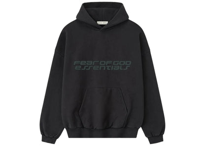 Fear of God Essentials Heavy Fleece 90's Hoodie Vintage Black