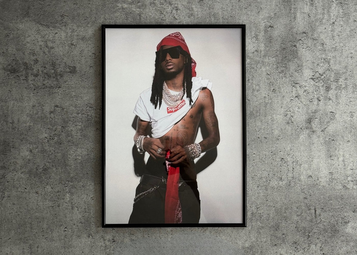 Supreme Playboi Carti Poster A3