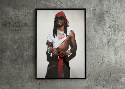 Supreme Playboi Carti Poster A3