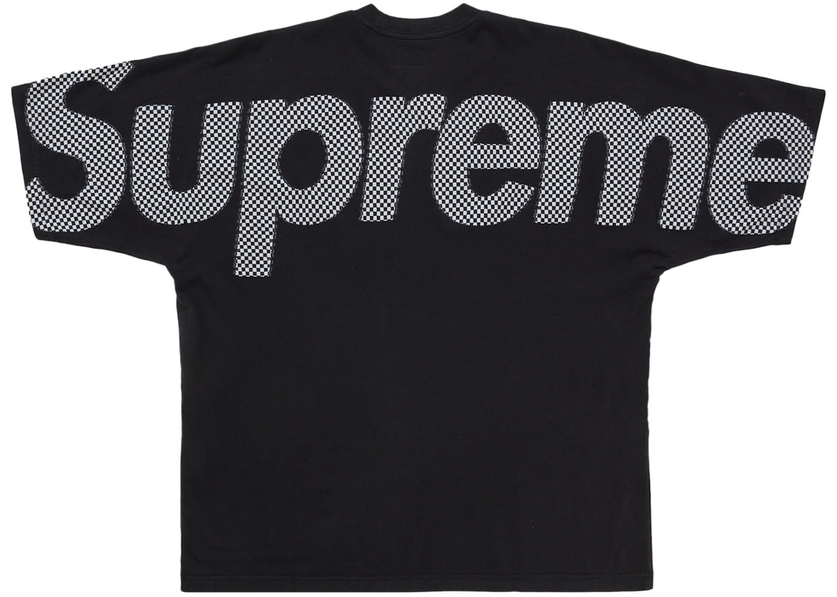 Supreme Checkerboard Intarsia S/S Top Black
