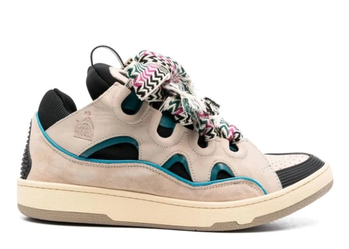 Lanvin Curb Sneaker Sail Turquoise Purple