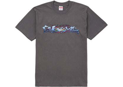 Supreme Tag Tee Charcoal