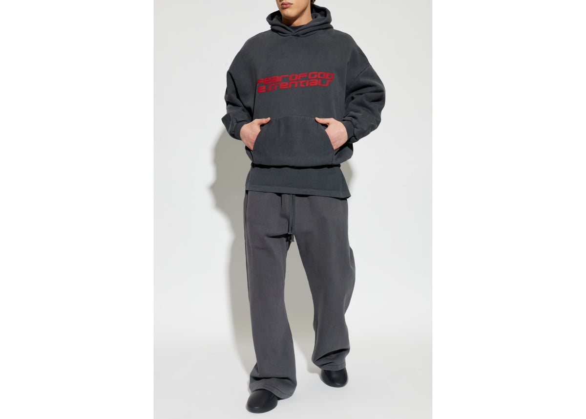 Fear of God Essentials Heavy Fleece 90's Hoodie Iron Grey