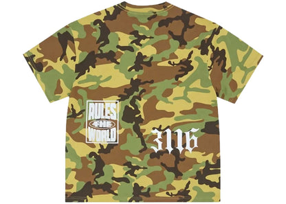 Corteiz Alcatraz Alweiz Tee Camo Green